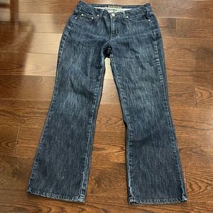 Size 10 jeans by St Johns Bay - boot cut - perfect condition- nice stitching on